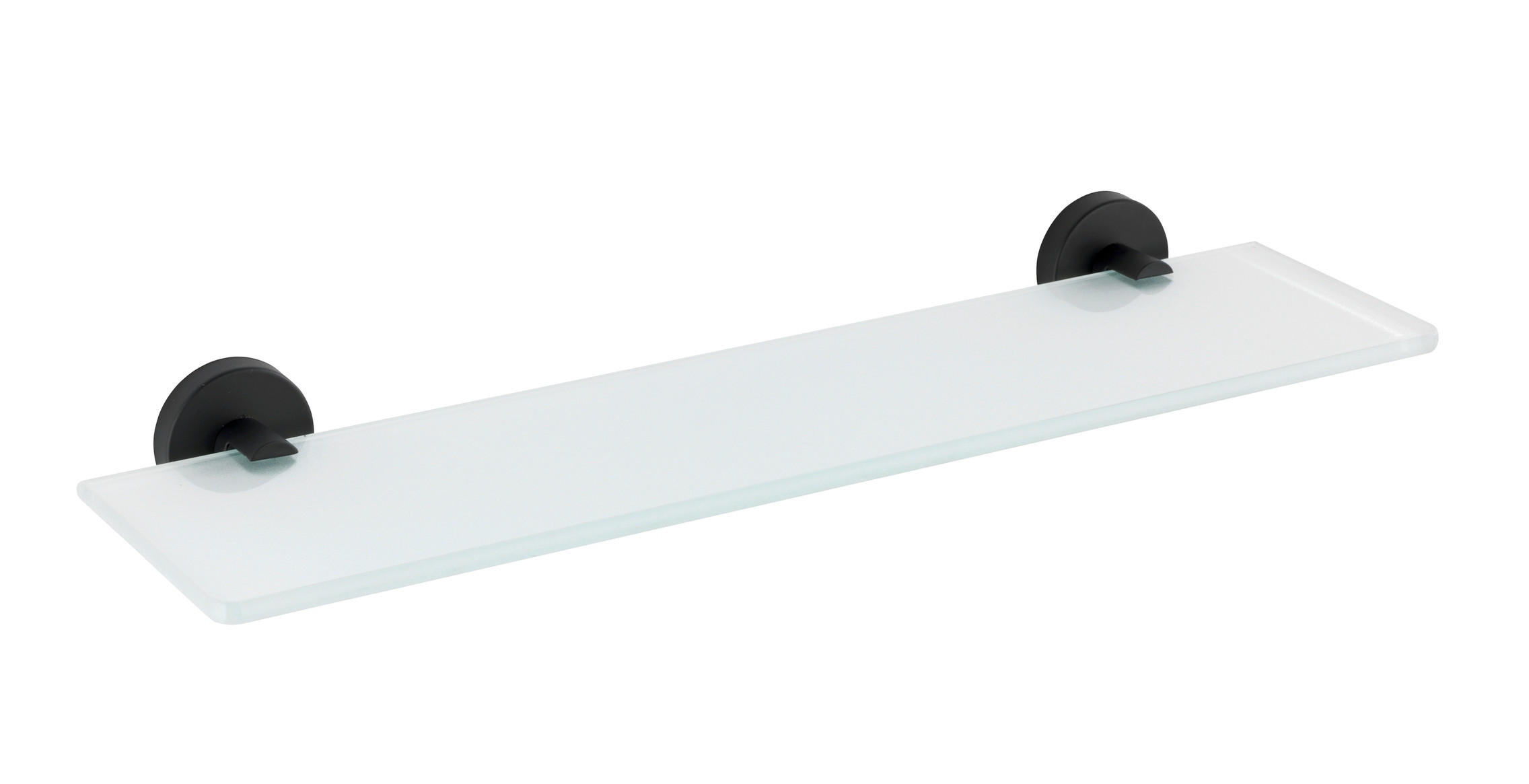 BADEWANNENABLAGE - Edelstahlfarben, Design, Glas/Metall (46,5/5,5/13,5cm) - Wenko