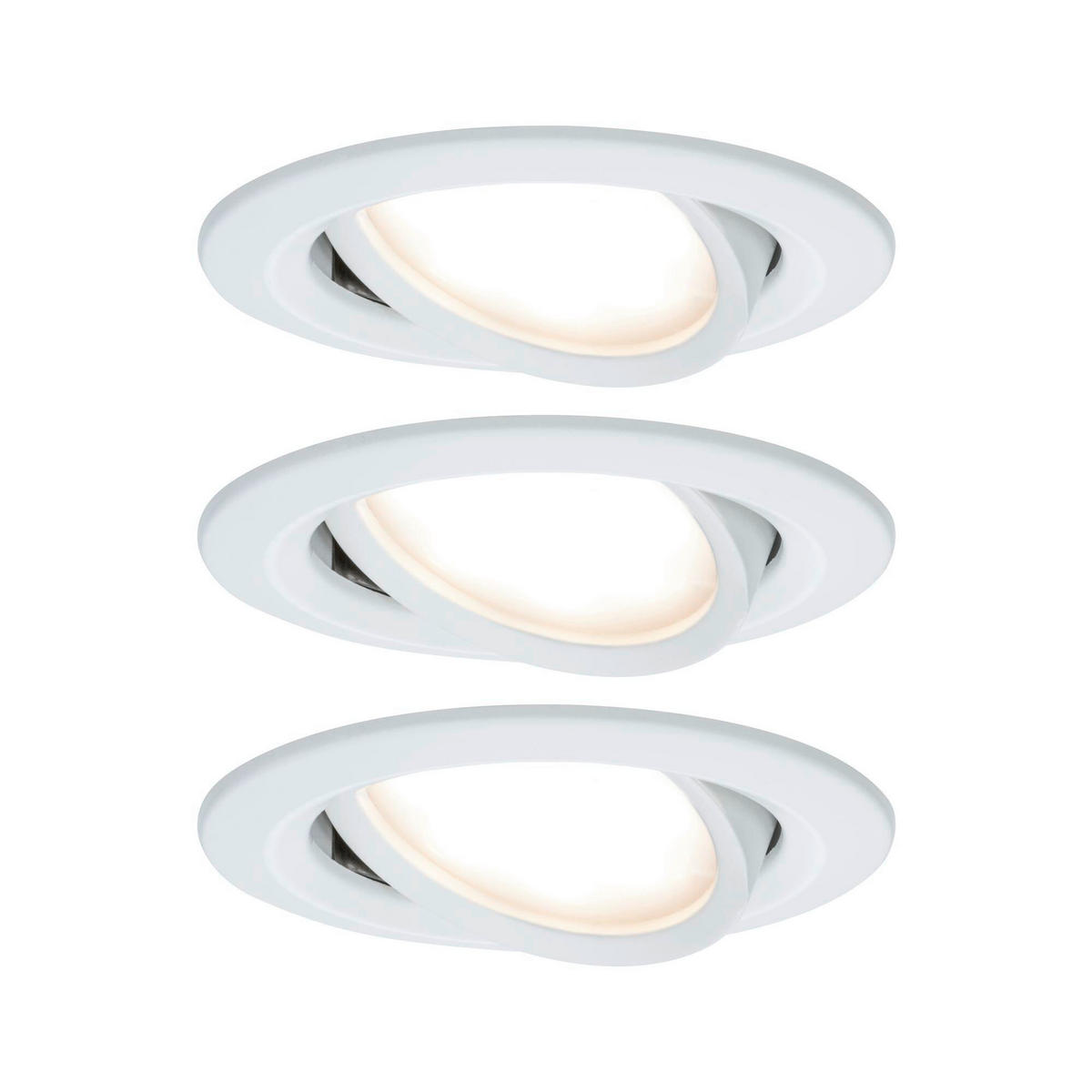 LED-DECKENLEUCHTE 8,4 cm  - Alufarben/Weiß, Basics, Metall (8,4cm) - Paulmann