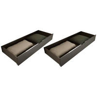 BETTKASTENSET 137/19/62 cm Graphitfarben  - Graphitfarben, KONVENTIONELL, Holzwerkstoff/Kunststoff (137/19/62cm) - Carryhome