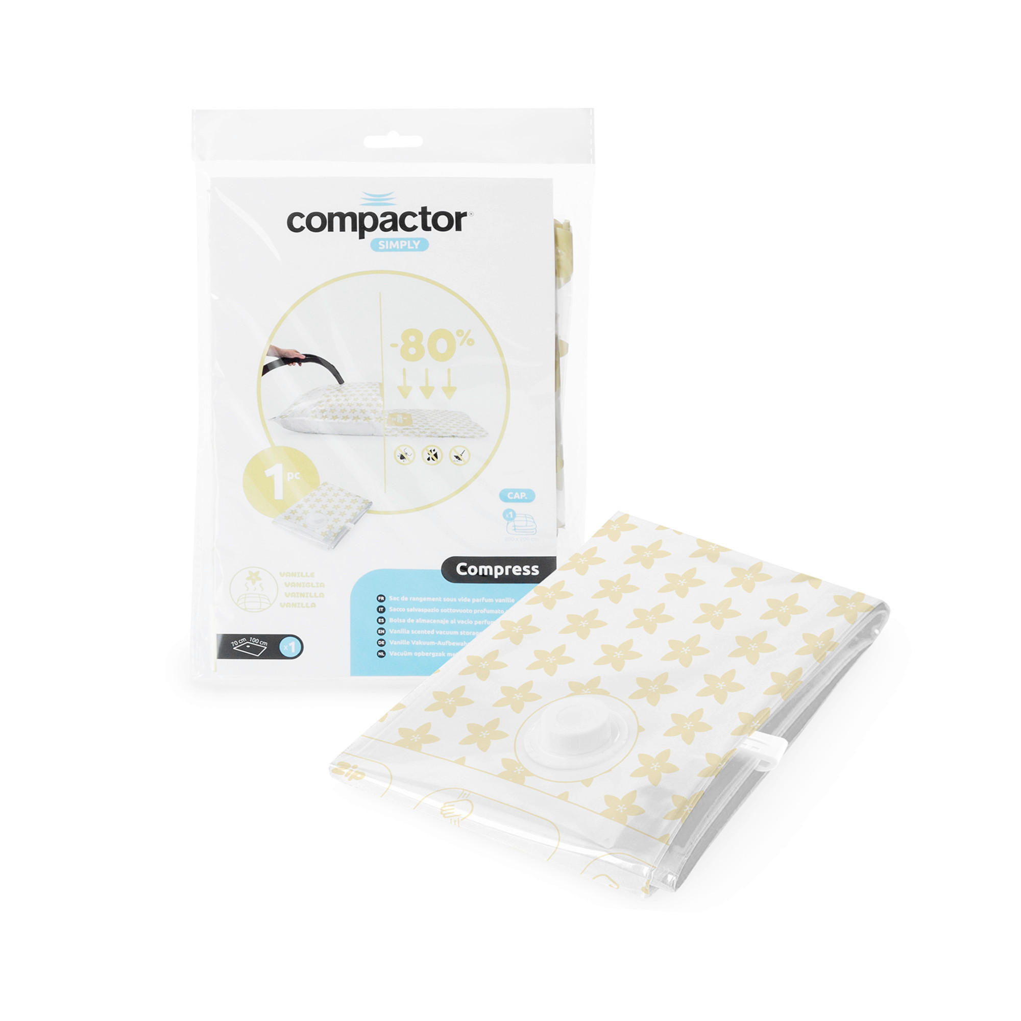 ÚLOŽNÁ TAŠKA - svetložltá, Lifestyle, plast (70/100cm)