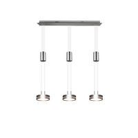 LED-HÄNGLAMPA 326510307 85/150/14 cm  - nickelfärgad, Basics, metall (85/150/14cm) - Trio Leuchten