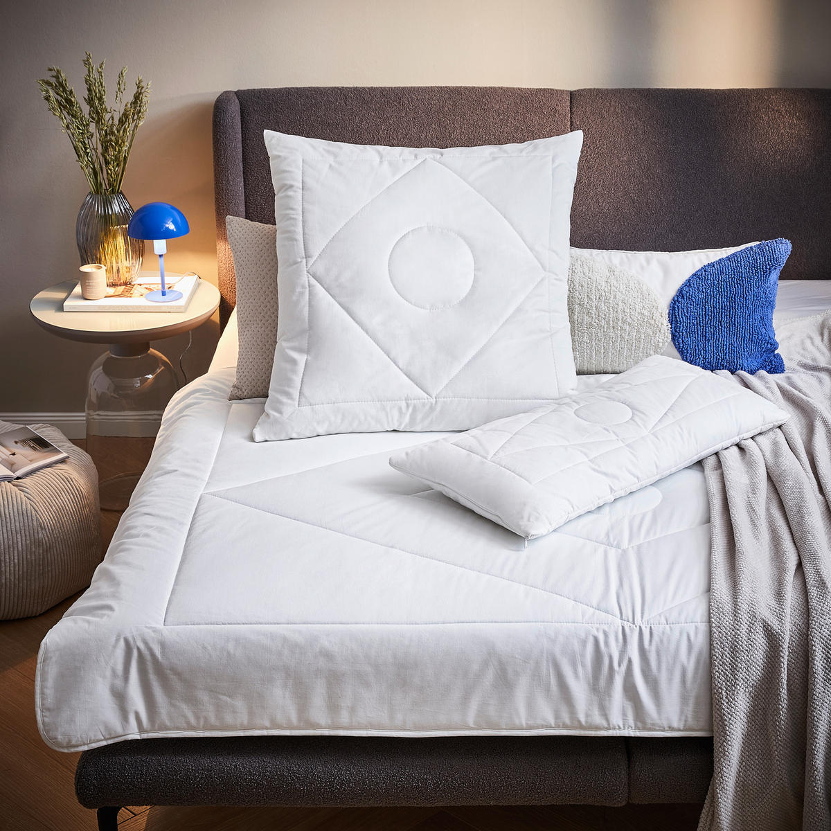 GANZJAHRESDECKE  NIDRA  135/200 cm   - Naturfarben, KONVENTIONELL, Kunststoff/Textil (135/200cm) - Sleeptex