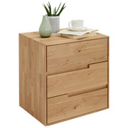 NACHTKÄSTCHEN in massiv Wildeiche Eichefarben - Eichefarben, Natur, Holz (50/58/40cm) - Valnatura