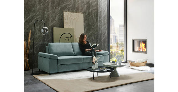 SCHLAFSOFA Mikrofaser Grau  - Schwarz/Grau, KONVENTIONELL, Textil/Metall (212/87/103cm) - Dieter Knoll