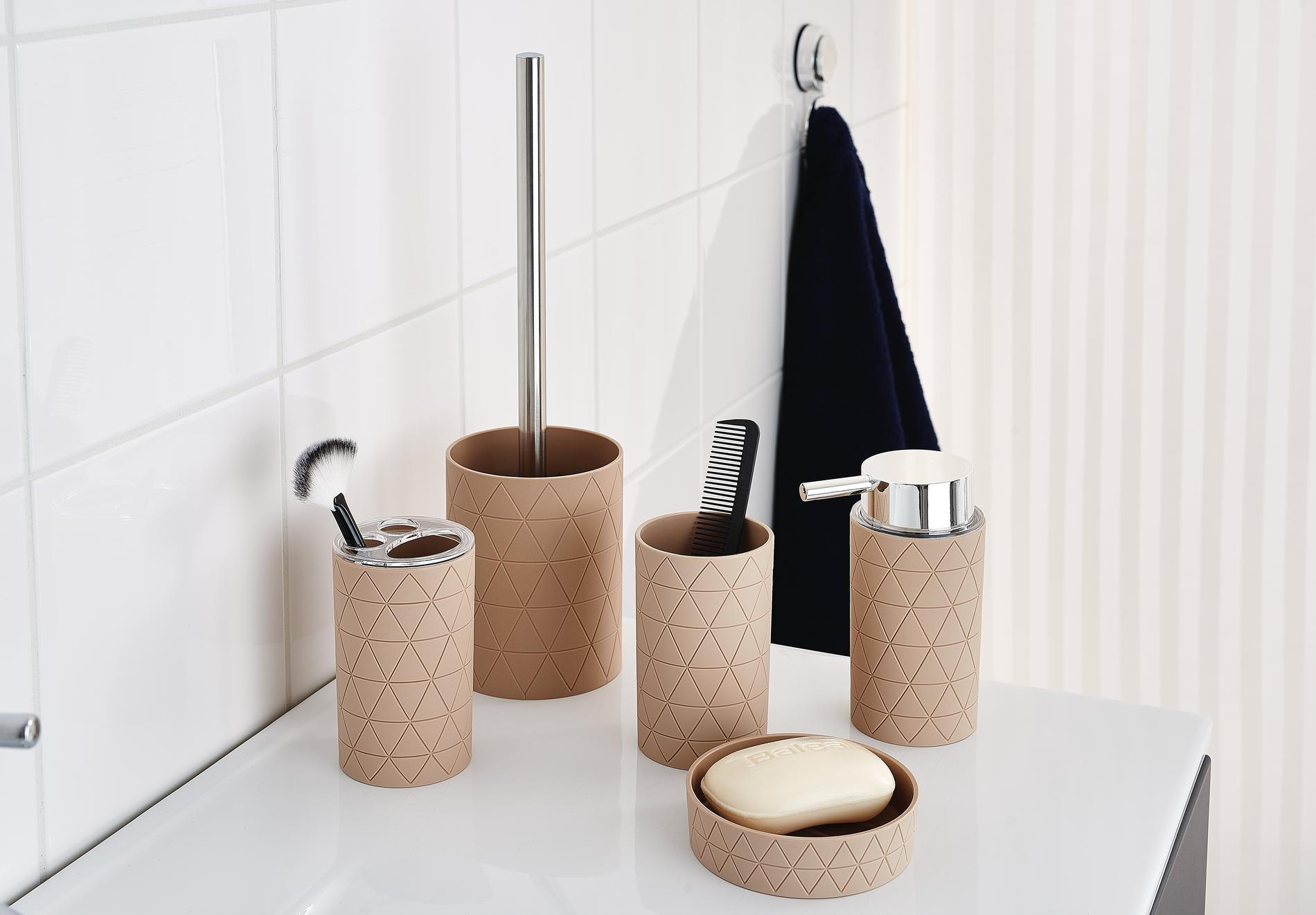 DÁVKOVAČ MYDLA béžová - béžová, Basics, plast (7/14,9/7cm) - Sadena