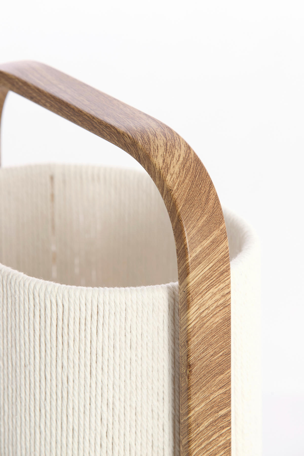 TISCHLEUCHTE Lecce 15/37,5/22,5 cm  - Braun, Design, Kunststoff/Textil (15/37,5/22,5cm) - Light & Living