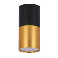 LED-TAKLAMPA Tube 5.8/5.8/12 cm  - svart, Design, metall (5.8/5.8/12cm)