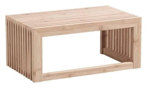 WANDGARDEROBE  in Bambus vollmassiv Naturfarben  - Naturfarben, Design, Holz (45/20/27cm) - MID.YOU