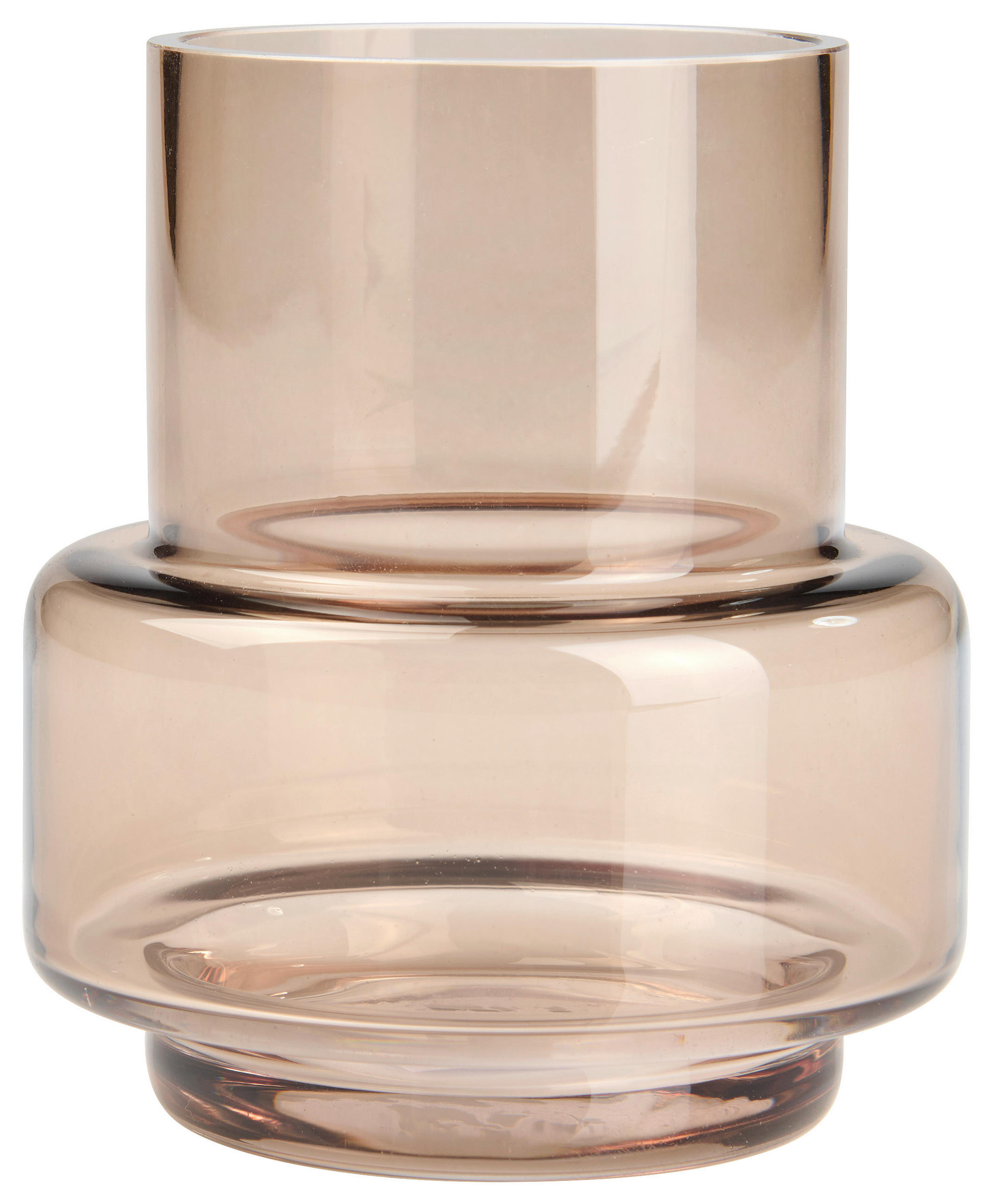 STOJAN NA SVÍČKU  sklo - světle hnědá, Trend, sklo (9,5/11cm) - Ambia Home