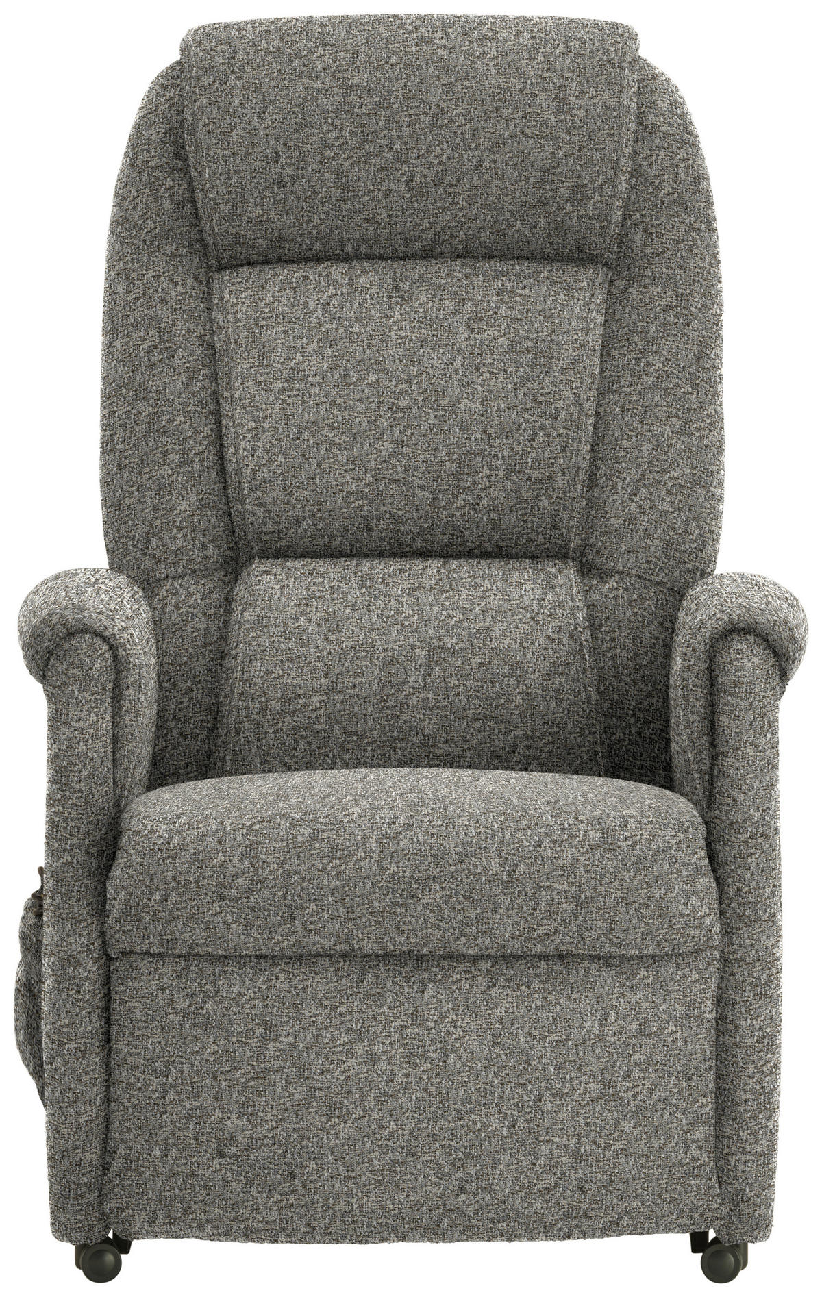 FERNSEHSESSEL in Flachgewebe Greige  - Greige/Schwarz, KONVENTIONELL, Kunststoff/Textil (69/105/82cm) - Himolla