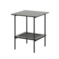 BEISTELLTISCH 45/45/55 cm Schwarz  - Schwarz, Basics, Holzwerkstoff/Metall (45/45/55cm) - Boxxx