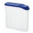 VORRATSDOSE 2,2 L - Blau/Transparent, Basics, Kunststoff (22/7,5/21,5cm)