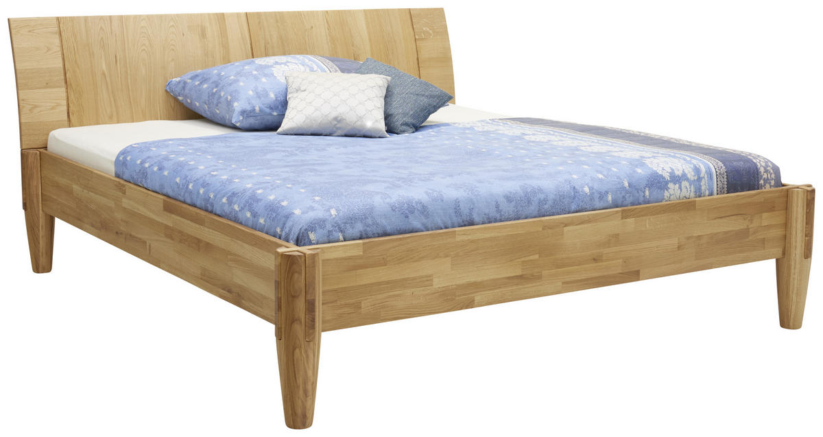 BETT 140/200 cm  in Eichefarben  - Eichefarben, Natur, Holz (140/200cm) - Linea Natura