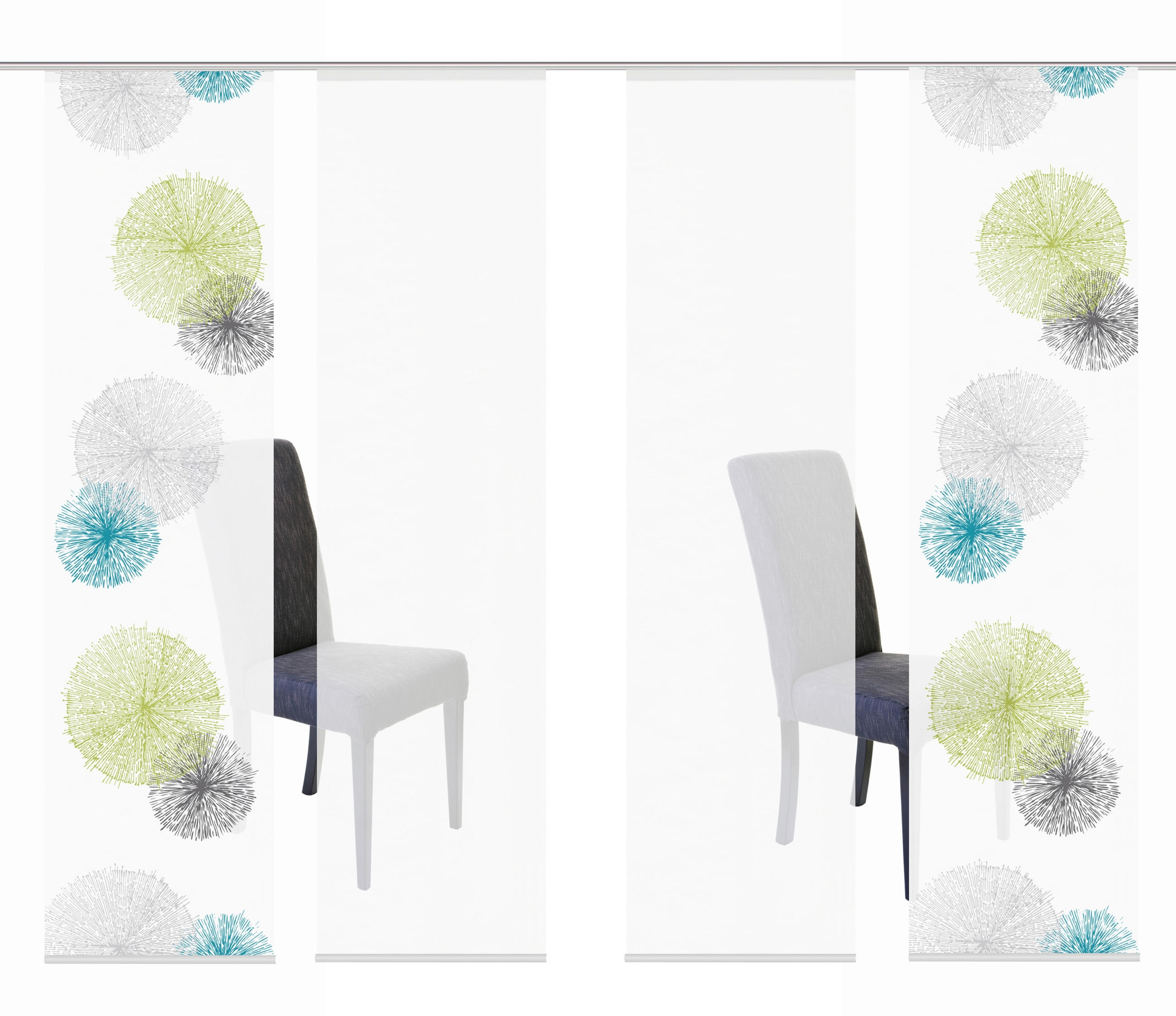 PANELOVÝ ZÁVĚS, 60/245 cm - zelená, Basics, textil (60/245cm)