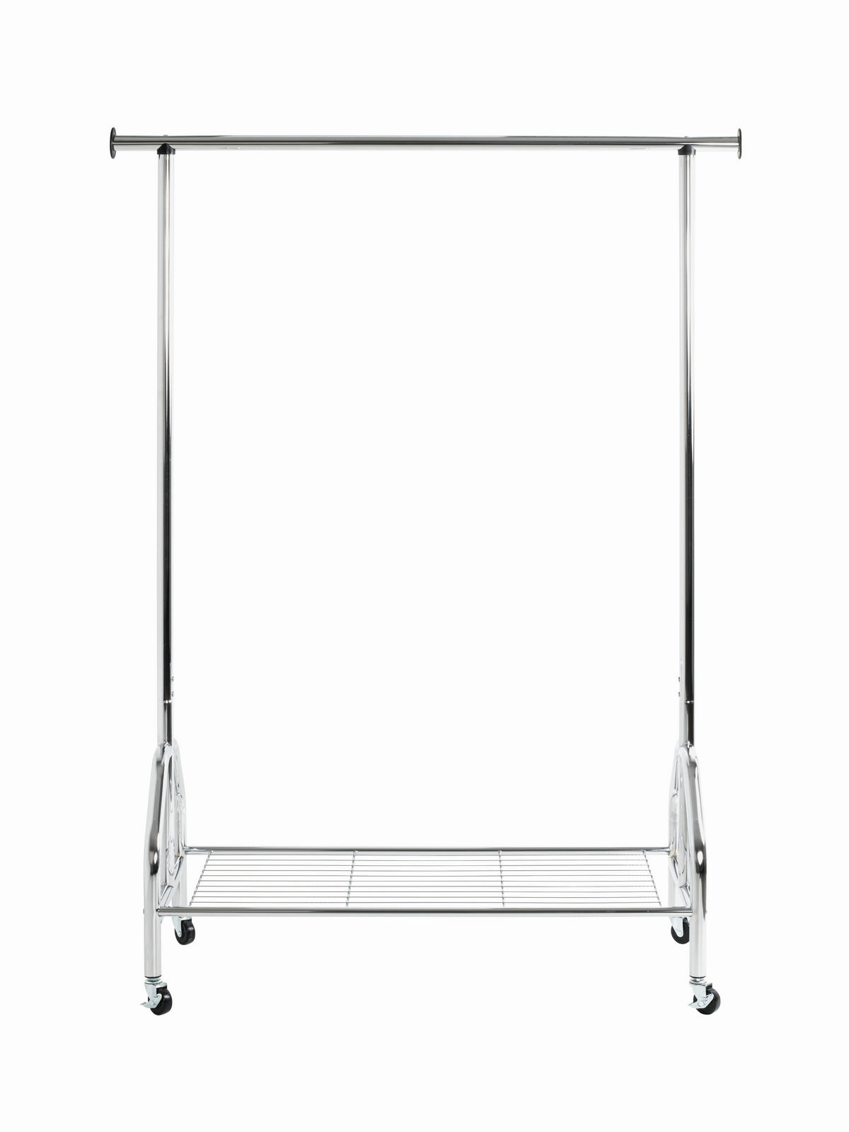 KLEIDERWAGEN in Chromfarben 120/165/50 cm   - Chromfarben, Basics, Metall (120/165/50cm) - Carryhome