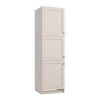 EDÉNYTÁROLÓ SZEKRÉNY - ezüsttölgy, Basics, faalapú anyag (60/217/58cm) - Carryhome