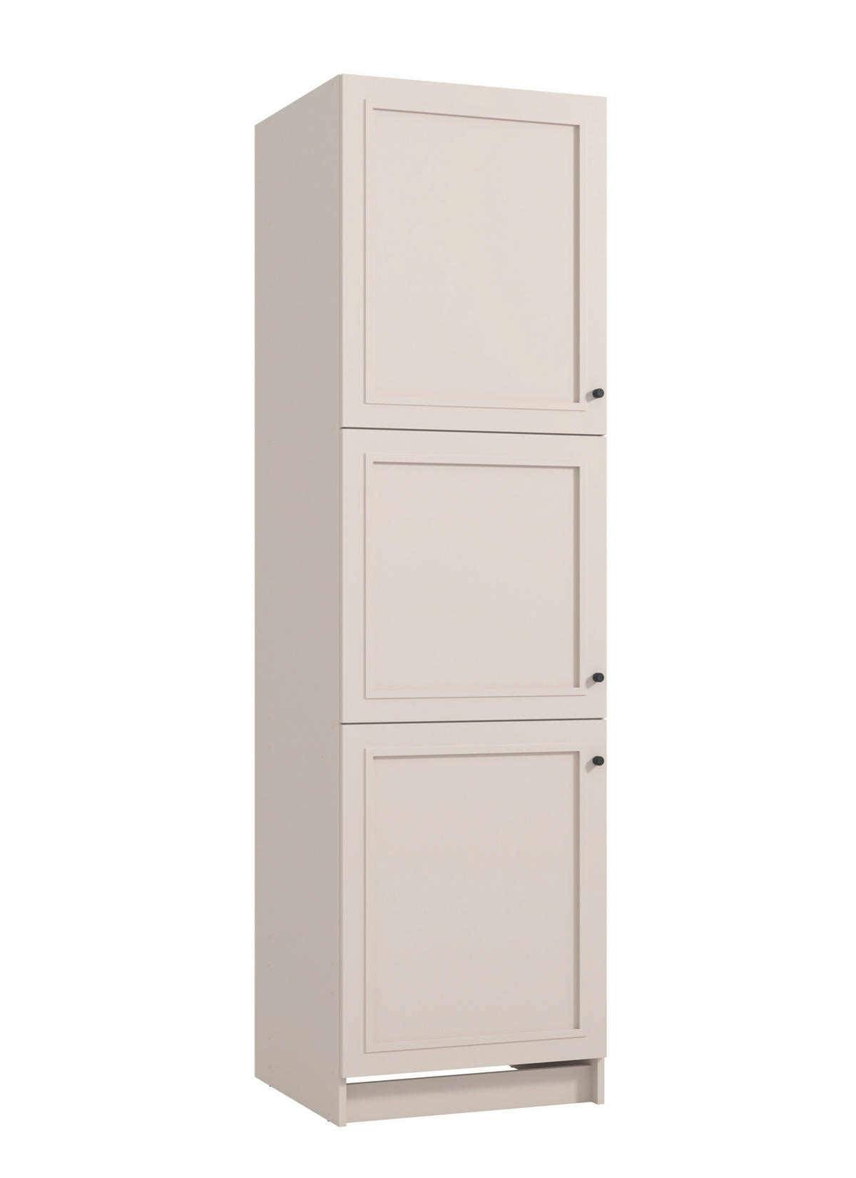EDÉNYTÁROLÓ SZEKRÉNY - ezüsttölgy, Basics, faalapú anyag (60/217/58cm) - Carryhome