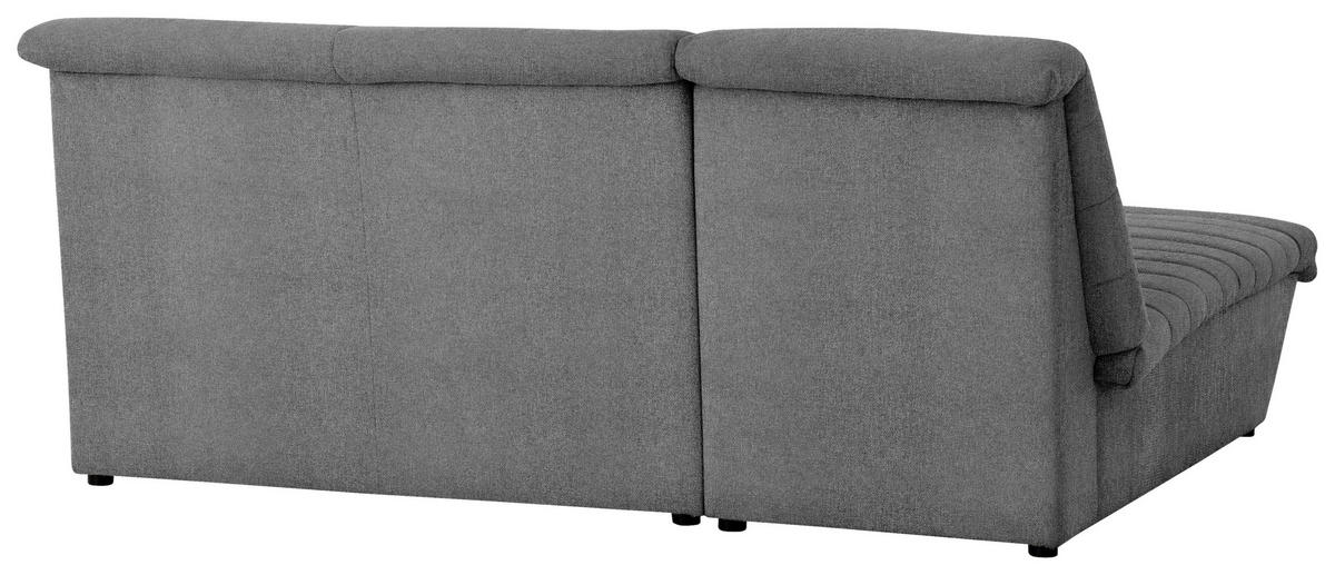 ECKSOFA in Webstoff Graubraun  168/214 cm  - Graubraun/Schwarz, Design, Kunststoff/Textil (168/214cm) - LOOKS by W.Joop