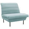 SESSEL Flachgewebe Mintgrau    - Mintgrau/Schwarz, Design, Textil/Metall (92/92/103cm) - LOOKS by W.Joop