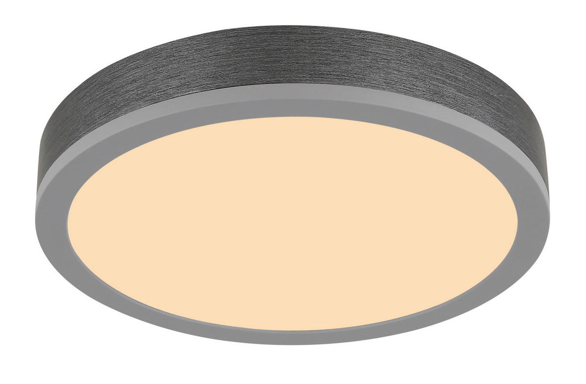 STROPNÉ LED SVIETIDLO, 30/8,5 cm  - biela/strieborná, Konventionell, kov/plast (30/8,5cm) - Globo
