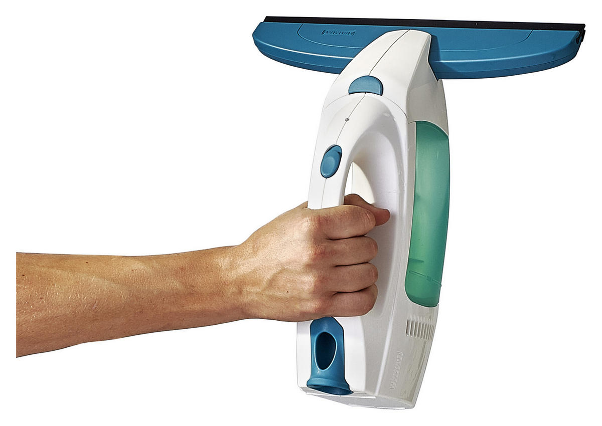 FENSTERSAUGER DRY & CLEAN  - Türkis/Weiß, Basics, Kunststoff (28/10,5/37cm) - Leifheit