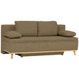 SCHLAFSOFA  in Webstoff Hellgrün  - Naturfarben/Hellgrün, KONVENTIONELL, Holz/Textil (203/95/96cm) - Venda