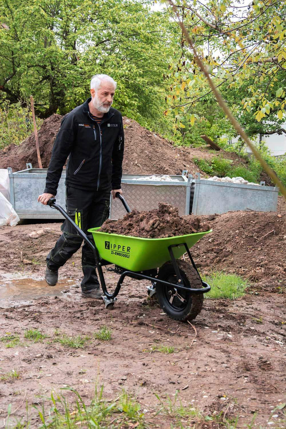 GARTENKARRE - Grün, Basics, Metall (64,5/76,5/144cm) - Zipper