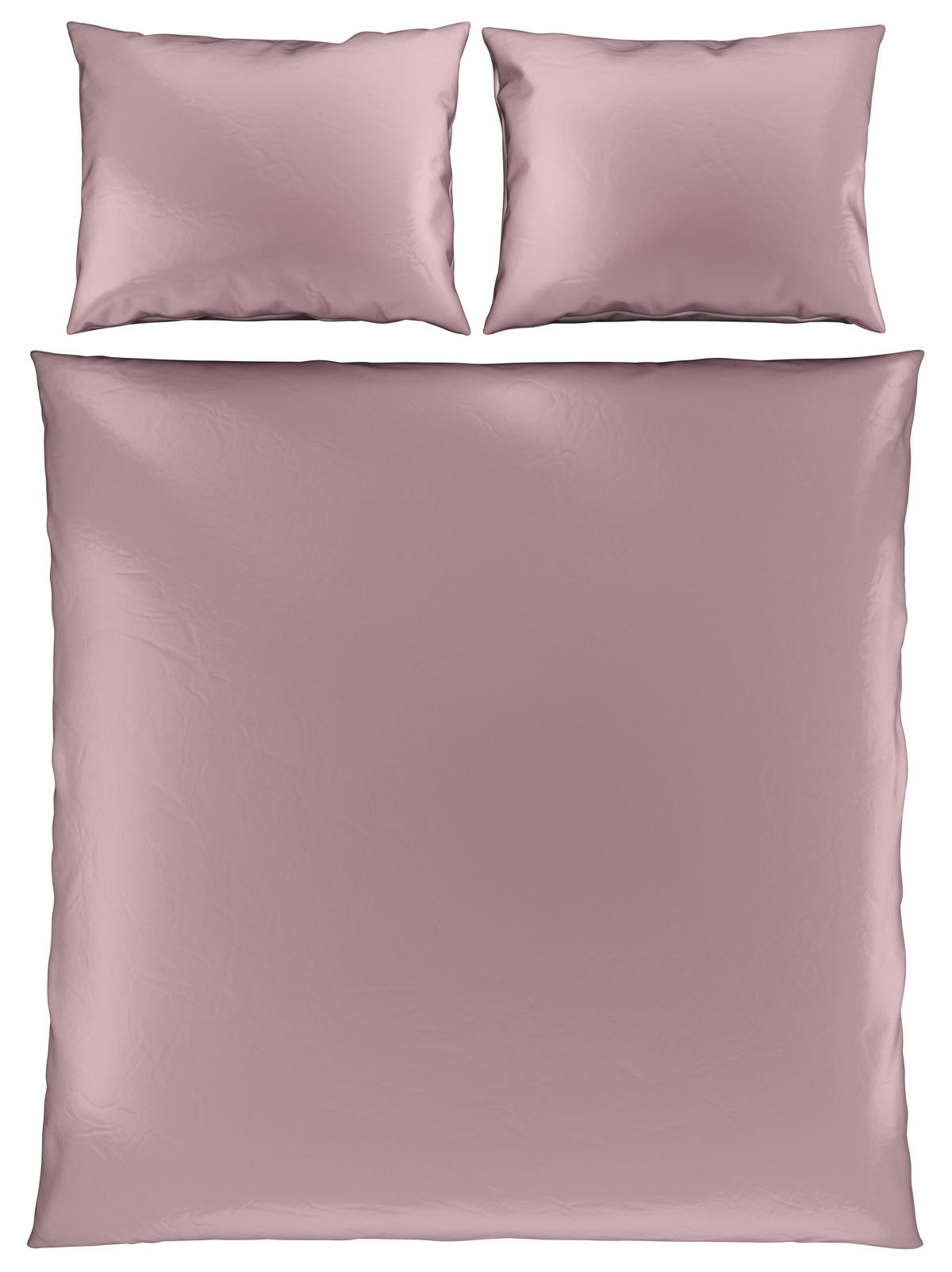 POSTELJINA SA DVA LICA SAORI 200/200 cm saten boja sleza  - boja sleza, Osnovno, tekstil (200/200cm) - Novel