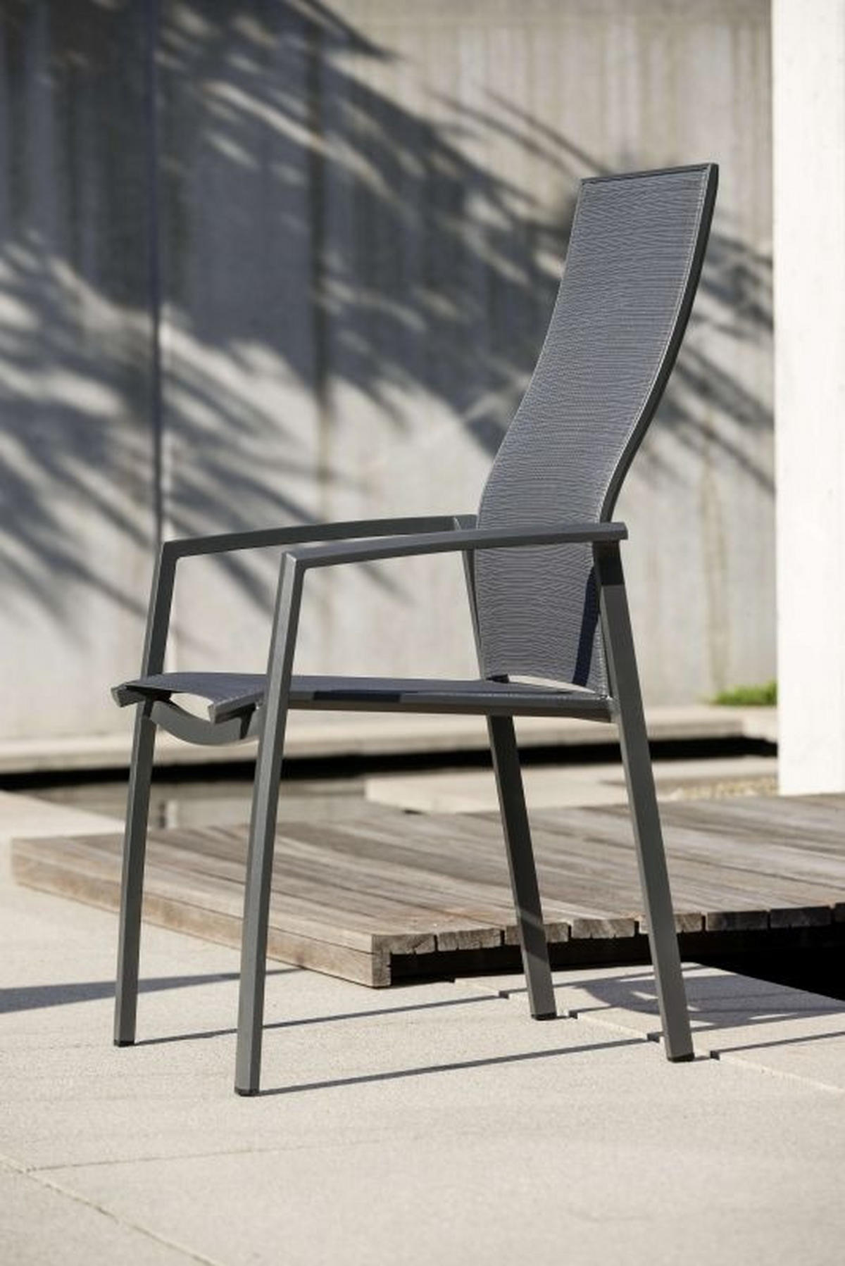 STAPELSESSEL in Metall, Textil Anthrazit, Grau  - Anthrazit/Grau, Basics, Textil/Metall (56/110/70cm) - Stern