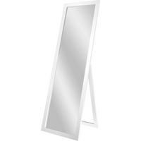 DEKOSPIEGEL  46/146 cm   in rechteckig  - Weiß, Basics, Glas/Holz (46/146cm)