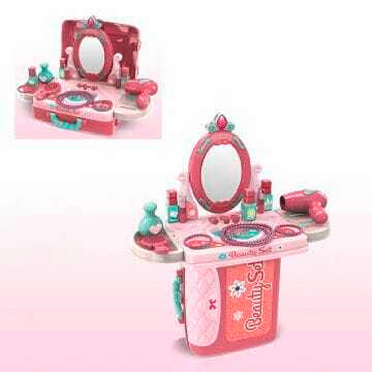 SET ZA IGRU - svetloružičasta/žalfijazelena, Osnovno, plastika (27/25/10cm)