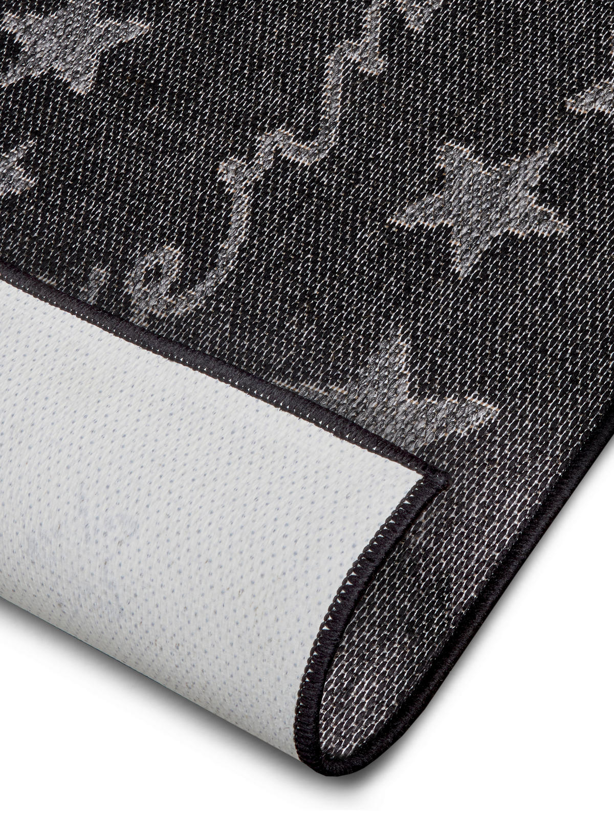 Küchenläufer (rechteckig: ca. 62/150 cm Cucina Schwarz  - Schwarz, Design, Kunststoff (62/150cm) - Hanse Home