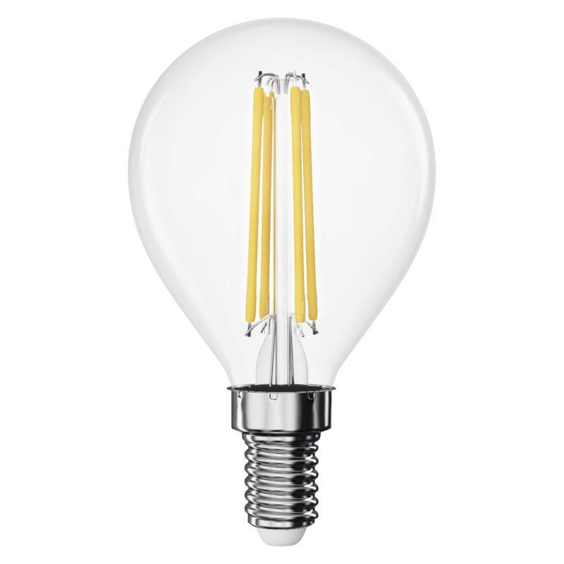 FILAMENTOVÁ LED ŽÁROVKA E14 - Basics, plast (4.5/4.5/8cm)