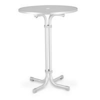 GARTENKLAPPTISCH 80/80/110 cm  - Weiß, Basics, Metall (80/80/110cm)