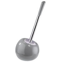 WC-BÜRSTENGARNITUR in Metall, Kunststoff  Kunststoff   - Grau, Basics, Keramik/Kunststoff (15.5/37cm) - Sadena