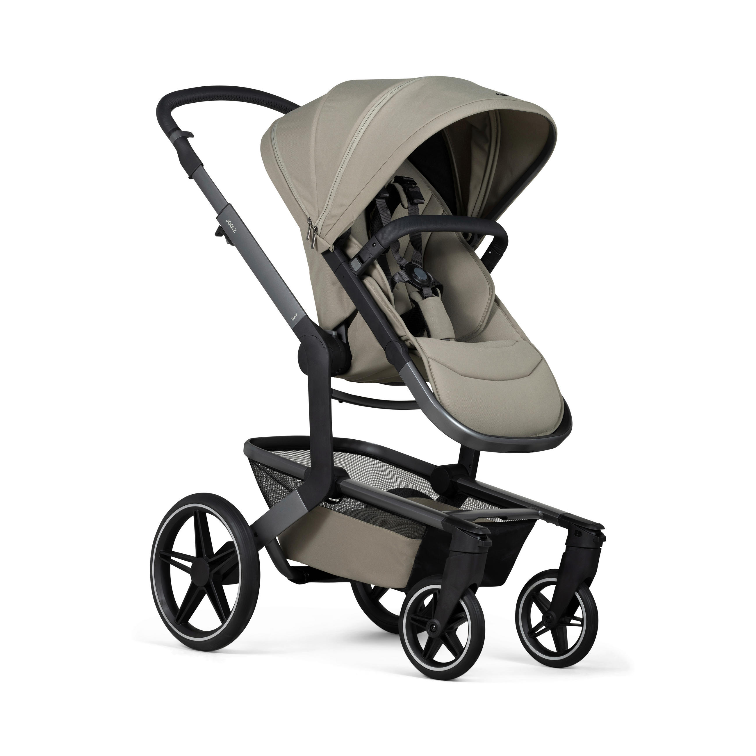 KINDERWAGEN  Day 5  Sage green  - Grau/Grün, Basics, Textil/Metall (94/60/113cm) - Joolz