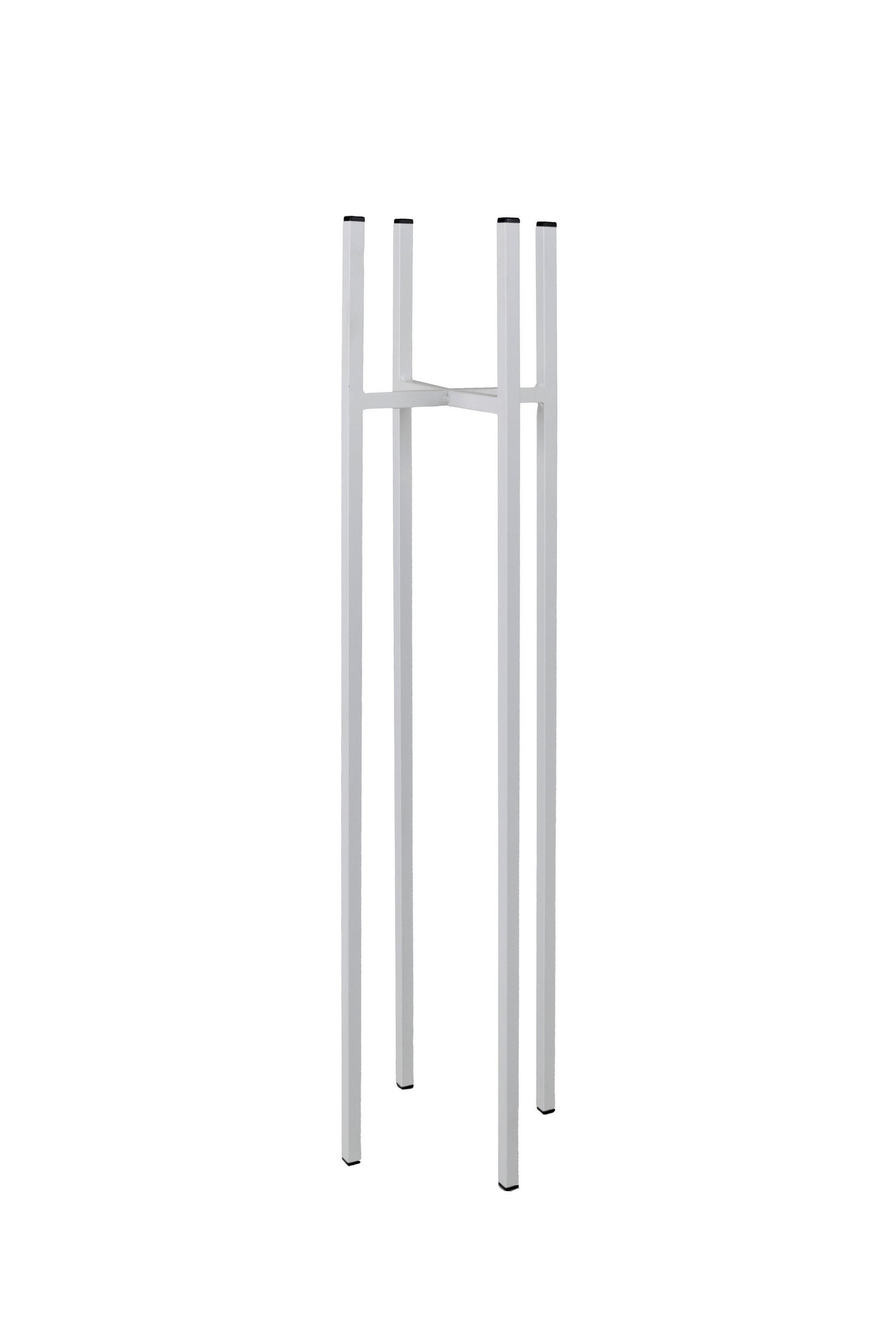BLUMENSTÄNDER in Metall  - Weiß, Basics, Metall (22/75/22cm)