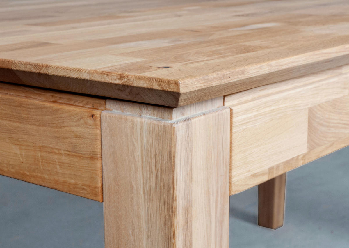 ESSTISCH Braun rechteckig  ausziehbar  - Braun, Natur, Holz (120/80/75cm) - Livetastic