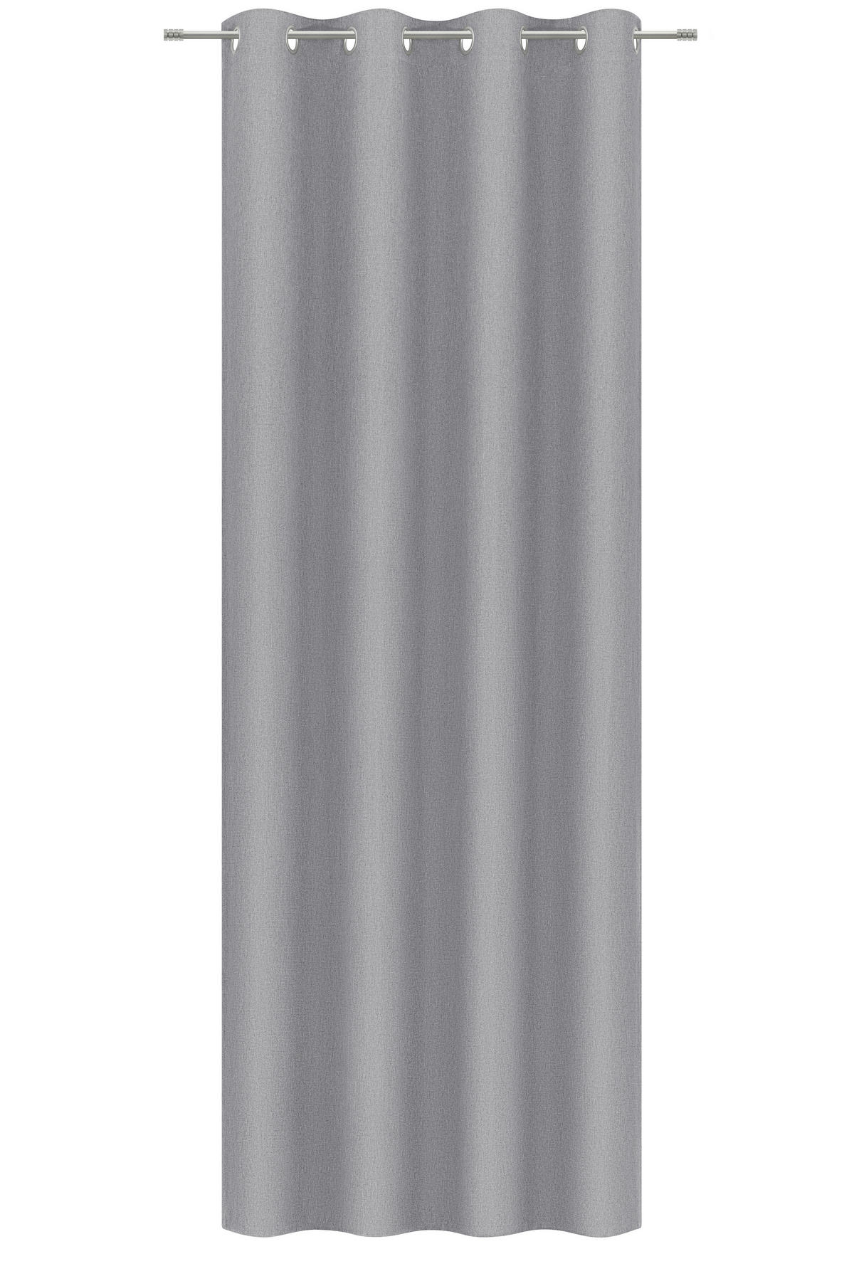 ÖSENSCHAL MINOS blickdicht 130/245 cm   - Anthrazit, Basics, Textil (130/245cm) - Esposa