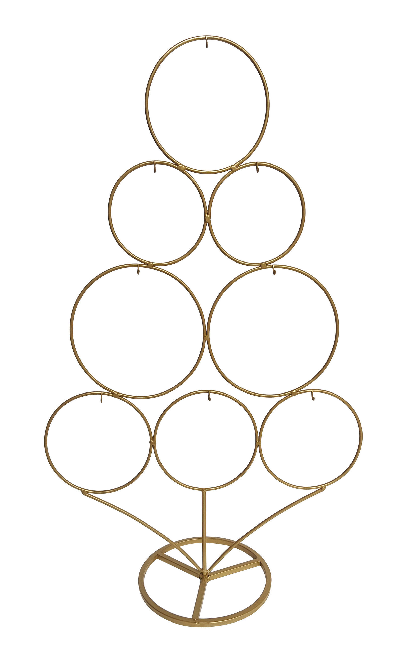 DEKOBAUM  - Goldfarben, Basics, Metall (35,5/58/16cm) - X-Mas