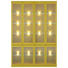 VITRINE in Dunkelgelb - Dunkelgelb, Design, Glas/Holzwerkstoff (150/219/39,6cm) - Invivus VITRINE in Dunkelgelb - Dunkelgelb, Design, Glas/Holzwerkstoff (150/219/39,6cm) - Invivus