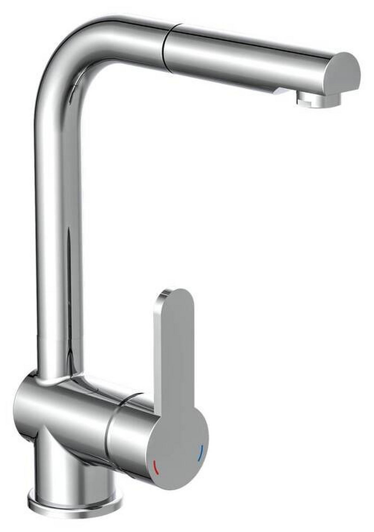 KÜCHENARMATUR XR-860  - Chromfarben, Basics, Metall (5,5/30/24cm) - Xora