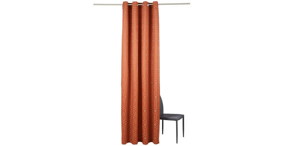 ÖSENSCHAL MELLE 137/245 cm   - Terracotta, Trend, Textil (137/245cm) - Dieter Knoll