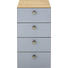 ANSTELLCONTAINER - Silberfarben/Ahornfarben, KONVENTIONELL, Holzwerkstoff/Metall (40/74,8/42cm) ANSTELLCONTAINER - Silberfarben/Ahornfarben, KONVENTIONELL, Holzwerkstoff/Metall (40/74,8/42cm)
