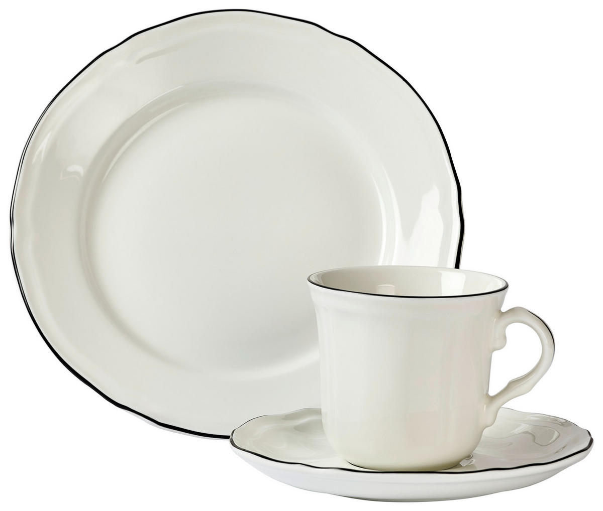 KÁVOVÁ SOUPRAVA porcelán keramika  - Basics, keramika - Novel
