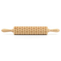 MOTIV-TEIGROLLE - Naturfarben, Basics, Holz (43/6/6cm) - Folkroll