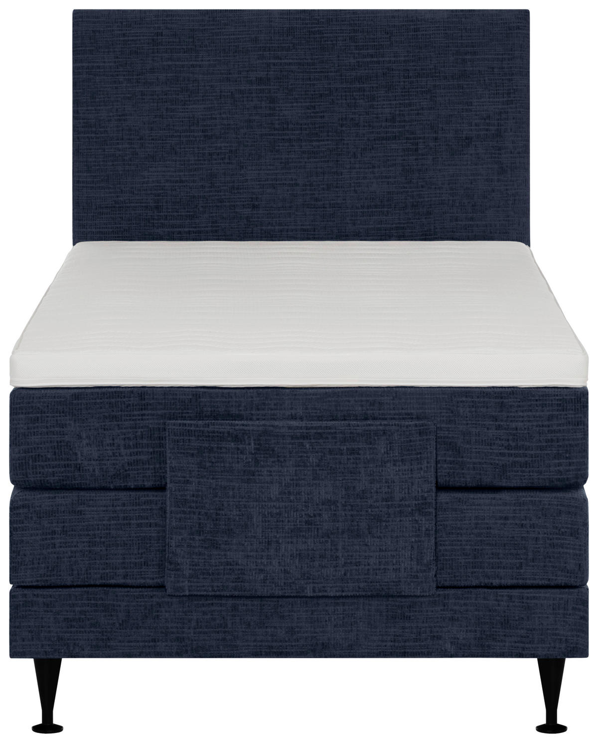 BOXSPRINGBETT 100/200 cm  Dunkelblau  - Schwarz/Dunkelblau, Konventionell, Holzwerkstoff/Textil (100/200cm) - Welnova