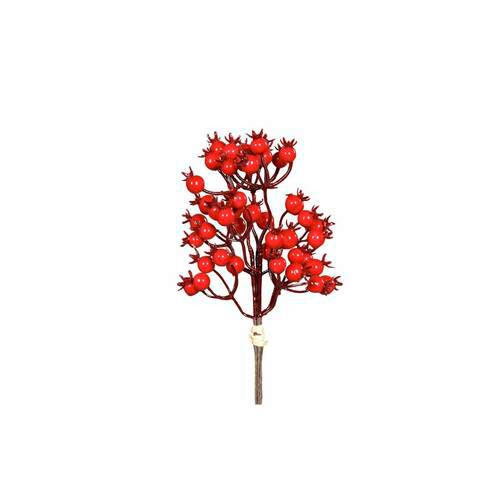 KUNSTPFLANZE - Rot/Braun, LIFESTYLE (23cm)