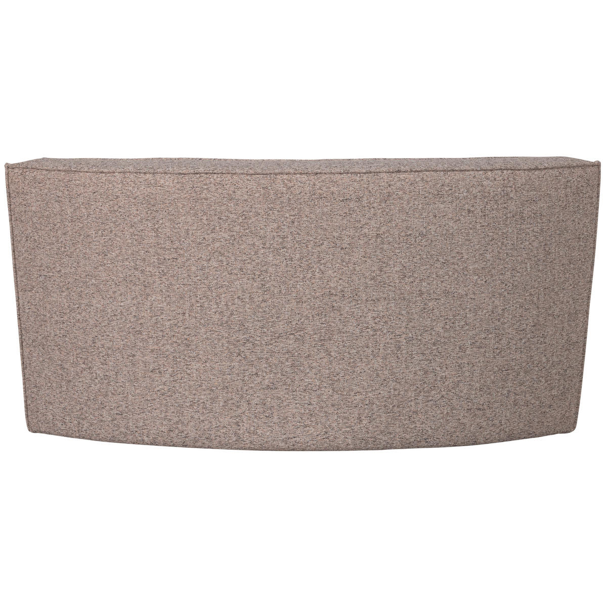ECKBANK Webstoff Sandfarben Kunststoff   - Sandfarben/Schwarz, Design, Kunststoff/Textil (186/85/90cm) - Livetastic