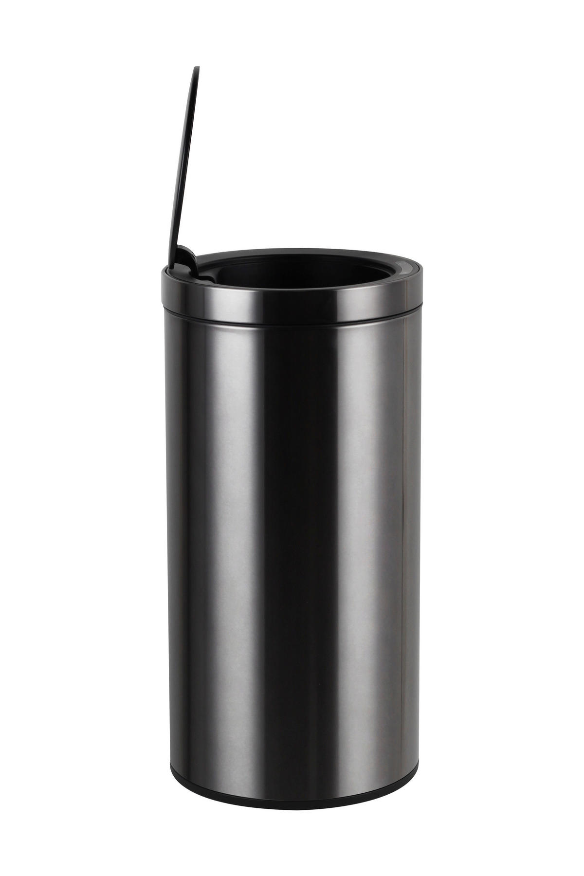 ABFALLEIMER 40 L  - Schwarz, Basics, Kunststoff/Metall (31/63cm) - Novel